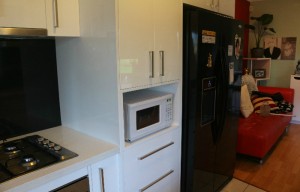 Small Kitchen-Microwave space                                   